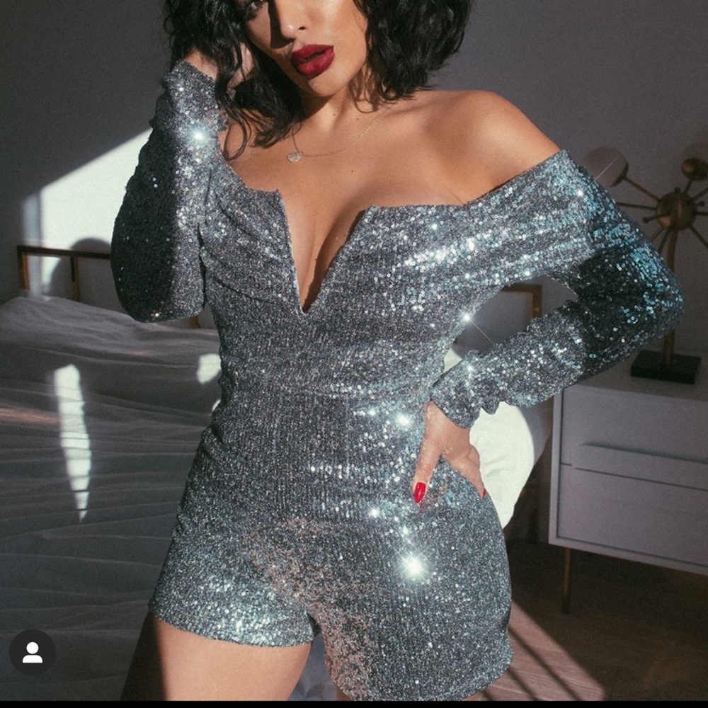 Meshki sequins romper